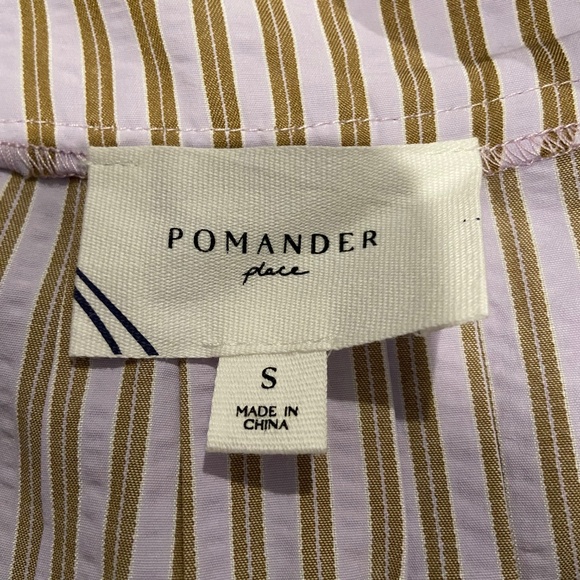 Tuckernuck Lilac Stripe Seersucker Flutter Sleeve Dress - Picture 5 of 6